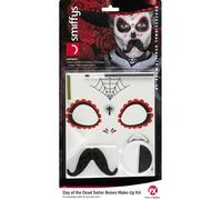 Senor OS Kit Maquillage Et Transferts Squelette Halloween Horreur Jour De L Dead