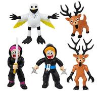 SENPOWER Lot de 5 figurines 99 Nights in The Forest Toys de 7,6 à 10,2 cm