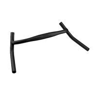 SENQI Guidon de vélo PRO en alliage d'aluminium, guidon de vélo à grand angle courbé, guidon abaissé pour vélos de gravier VTT 22,2 × 31,8 mm, 430 × 560 mm, 470 × 610 mm, 510 × 640 mm Noir (31,8 × 470