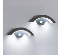 SENQIU 2 Pièces Applique Murale LED Extérieur avec Détecteur de Mouvement