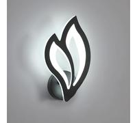 SENQIU Applique Murale Interieur LED, 13W Moderne Lampe Murale Noir