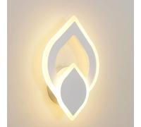 SENQIU Applique Murale Interieur LED, 16W 3000K Blanc Chaud