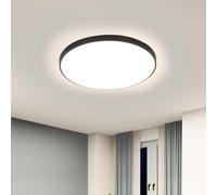 SENQIU Plafonnier LED, 24W Lampe de Plafond LED Rond, 4500K Blanc Neutre