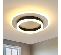 SENQIU Plafonnier LED, 28W Rond Lampe de Plafond Moderne