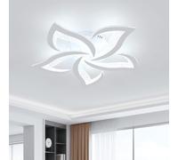 SENQIU Plafonnier LED, 60W Lampe de Plafond Moderne Blanche Froide 6500K