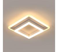 SENQIU Plafonnier LED Carré, 30W Luminaire Plafonnier LED Blanc