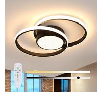 SENQIU Plafonnier LED Dimmable 40W avec Télécommande 3000K-6500K