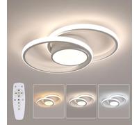 SENQIU Plafonnier LED Dimmable 40W avec Télécommande 3000K-6500K