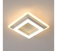 SENQIU Plafonnier LED Moderne, 24W Lampe de Plafond Carré