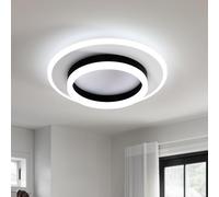 SENQIU Plafonnier Led Moderne, 28W Dia 30CM Lampe LED Chambre Moderne