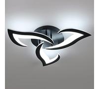 SENQIU Plafonnier Led Moderne, 36W 2900LM Luminaire Plafonnier Led Noir