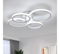 SENQIU Plafonnier LED Moderne 56W, Lampe de Plafond Rond