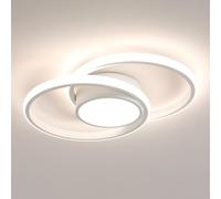 SENQIU Plafonnier LED Rond 42W, Luminaire Plafond Blanc
