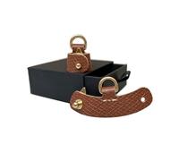 Senral Bandoulière en Cuir Véritable pour Mini Sacs avec Kit de Conversion, Compatible avec Longchamp Le Pliage, Bleu Marine/Guimauve/Bourgogne/Cognac/Rouge/Noir