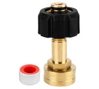 SENRISE Adaptateur de tuyau d'arrosage en laiton M22 - 14 mm x 1,9 cm - Pour tuyau d'arrosage