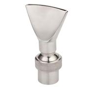 SENRISE Buse de fontaine à eau de 3,8 cm DN40 en acier inoxydable pour jardin, étang, musée, parc - Création d'une feuille d'eau en forme d'éventail