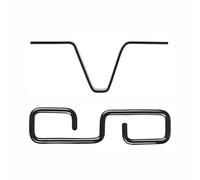 SENRISE Chaîne de pluie adaptateur de gouttière en forme de V - Chaîne de pluie en forme de S - Accessoires pour pots de fleurs, mangeoires à oiseaux, lumières décoratives pour jardin, balcon, porche