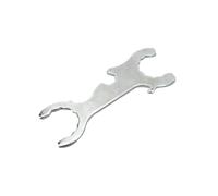 SENRISE Clé de douche, clé universelle de salle de bain en acier inoxydable, outil d'installation de plomberie pour valves d'angle, tuyaux, tuyaux de douche (A)