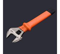 SENRISE Clé réglable de 200 mm, acier au chrome vanadium, prise en main douce, large ouverture, haute tension et résistance aux températures, idéale pour la réparation de voiture et l'entretien