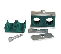 SENRISE Collier de serrage hydraulique 2PCS, pinces à tuyau en plastique jumelles/doubles, norme métrique, clips de tuyau pour tuyau de 42 mm de diamètre extérieur