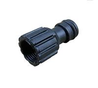 SENRISE Connecteur fileté Femelle M18 pour Robinet d'eau en Plastique pour Pompe de Lavage de Voiture (Lot de 1)