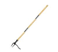 SENRISE Extracteur de mauvaises herbes, long manche, arrache-racines de jardin avec 4 griffes, outil de désherbage pour pelouse et jardin