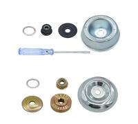 SENRISE Kit d'adaptateur de lame de 10 pièces, plaque de poussée, rondelle, collier, écrou, tournevis, kit d'entretien pour tondeuse à gazon compatible avec Stihl FS120 FS130 200 250
