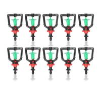 SENRISE Lot de 10 micro-arroseurs rotatifs de type G - Buse de réfraction d'arrosage insérée - Buse de pulvérisation pour serre agricole