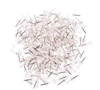 SENRISE Lot de 100 punaises transparentes en plastique pour tableau en liège
