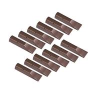 SENRISE Lot de 12 embouts de tournevis à tête plate aimantée pour tournevis à air et électrique Diamètre 1,6-7 mm, Cuivre