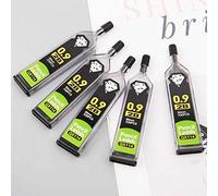 SENRISE Lot de 150 recharges de crayon de taille 0,5 2H, résistantes à la casse pour crayons automatiques et mécaniques (lot de 5 tubes - 150 pièces)