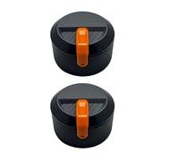SENRISE Lot de 2 boutons de contrôle de cuisinière à gaz, compatibles avec Blackstone 43,2 cm, 55,9 cm, 71,1 cm, 91,4 cm - Peinture orange