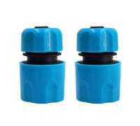 SENRISE Lot de 2 connecteurs rapides pour tuyau d'arrosage, filetage 1,27 cm, double extrémité de tuyau pour système d'arrosage goutte à goutte (BU)