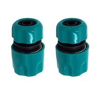 SENRISE Lot de 2 connecteurs rapides pour tuyau d'arrosage, filetage de 1,27 cm, connecteur double extrémité de tuyau pour tuyau de jardin, système d'arrosage goutte à goutte (GN)