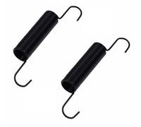 SENRISE Lot de 2 ressorts de retour de renvoi en métal, pas faciles à casser, pièces de machines de jardin, tracteur de pelouse, compatibles avec Husqvarna (8,3 x 1,3 cm)