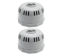 SENRISE Lot de 2 supports de cartouche filtrante pour jacuzzi, support de filtre de nettoyage de piscine, adaptateur de filtre éponge de rechange, couvercle et boîtier pour système de filtre de spa