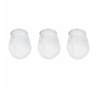SENRISE Lot de 3 paires de chaussettes filtrantes en polyester pour aquarium d'eau salée et d'eau douce 150 mm