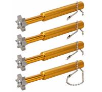 SENRISE Lot de 4 aiguiseurs de rainures pour club de golf, 6 têtes, cale d'approche et clubs utilitaires (GD)