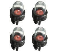 SENRISE Lot de 4 ampoules d'amorçage, 188-512 en caoutchouc à clipser pour pompe à chaîne de tronçonneuse de rechange compatible avec Husq-varna 125B 125BX 125BVX 225BX 225HBV