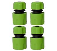 SENRISE Lot de 4 connecteurs rapides pour tuyau d'arrosage, filetage 1,27 cm, double extrémité de tuyau pour système d'arrosage goutte à goutte (GN-A)