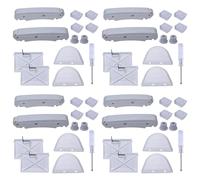 SENRISE Lot de 4 kits de nettoyage de piscine avec aile et sabot de nacelle, outil d'entretien de remplacement pour AXV417WHP (Avec tournevis)