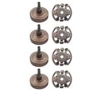 SENRISE Lot de 4 tambours d'embrayage pour débroussailleuses, FS38 FS40 FS45 FS46 FS50 FS55 FS56 FS70 Embrayage et tambour pour un entretien régulier des débroussailleuses populaires