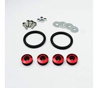 SENRISE Lot de 5 fixations à dégagement rapide en alliage d'aluminium pour pare-chocs, coffre, garde-boue