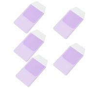 SENRISE Lot de 5 pochettes en PVC étanches durables pour médecin, infirmière, école, hôpital, bureau, laboratoires (violet)