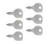 SENRISE Lot de 6 clés d'allumage en métal pour tondeuse à gazon compatibles avec Briggs Compatible avec Murray Compatible avec Kohler