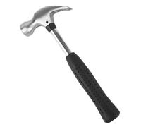 SENRISE Mini marteau à panne fendue de 113,4 g avec tête incurvée et poignée en caoutchouc pour enfants et étudiants pour apprendre le travail du bois (160 mm)