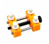 SENRISE Outil d'étau de montre, outil d'ouverture de boîtier de montre, outil de retrait de dos pour techniciens de réparation de montres, amateurs d'horlogerie, jaune, 7cm*4cm*3cm