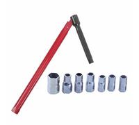 SENRISE Outil d'installation de robinet de plombier, support en acier à outils pour robinet d'écrou de robinet, kit pour installation de lavabo