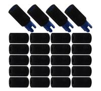 SENRISE Pièces de rechange pour nettoyeur de piscine, 4 Tail Sweep Pro avec 20 brosses à récurer en mousse, remplacement pour Polaris 180/280/380/360/3900 modèles sport