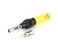 SENRISE Pistolet à fer à souder portable sans fil butane 8 ml 1300 ℃ Jaune transparent